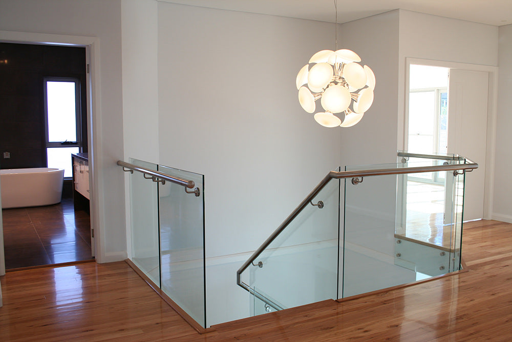 Glass to Glass Connector Stainless Steel Handrail Fitting