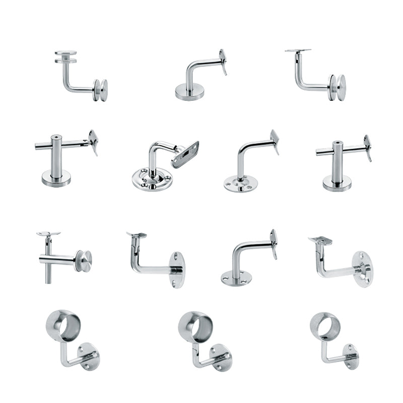 Glass to Glass Connector Stainless Steel Handrail Fitting