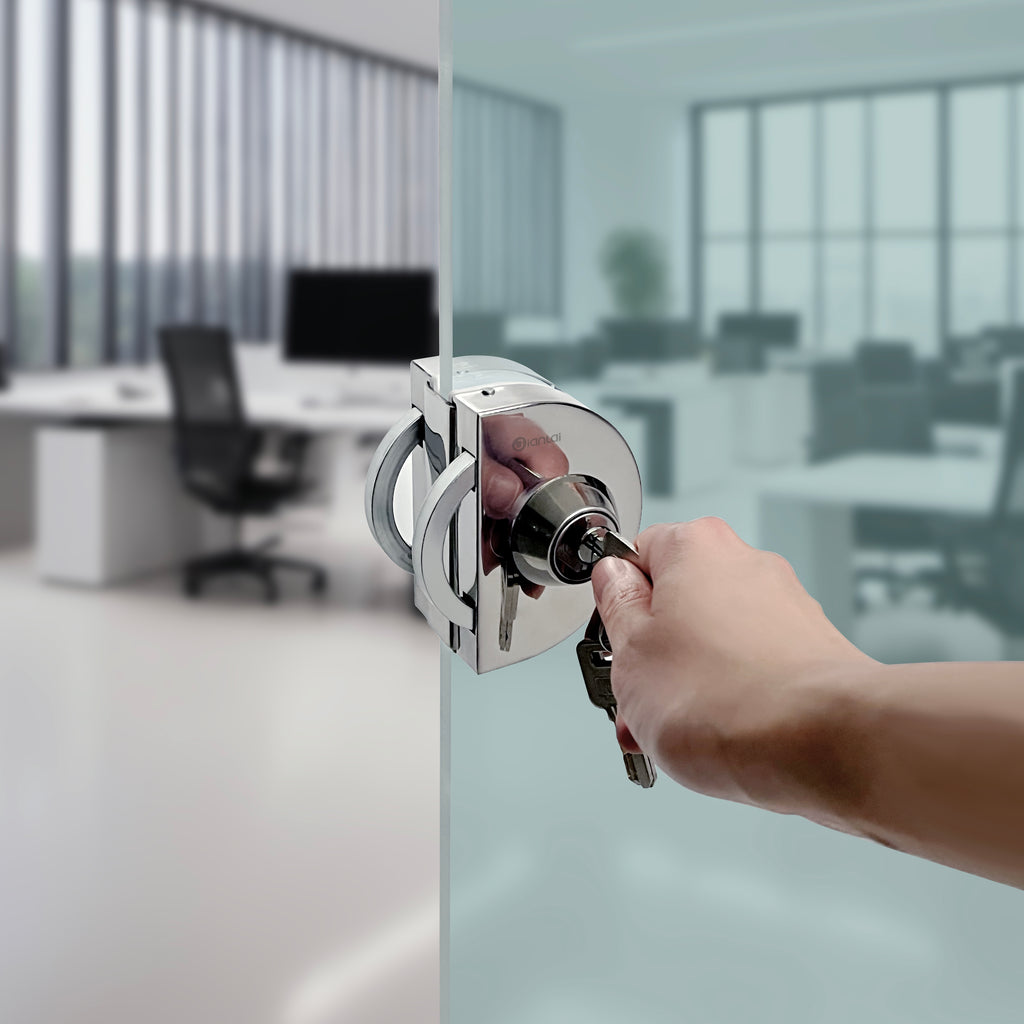Security Stainless Steel Glass Door Lock