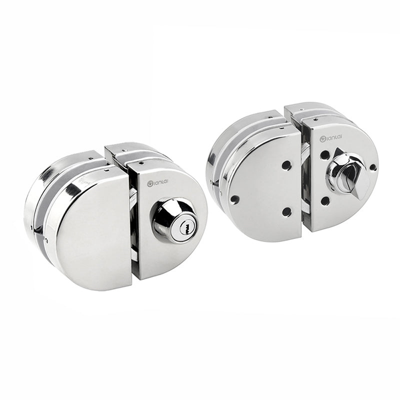 Security Stainless Steel Glass Door Lock
