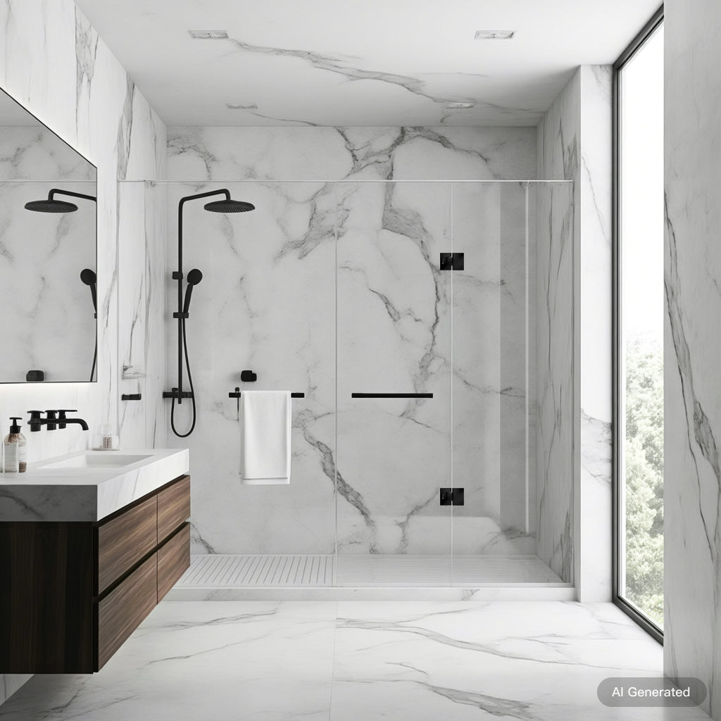 90 Degree Stainless Steel Shower Hinge