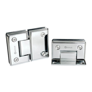 90 Degree Stainless Steel Shower Hinge