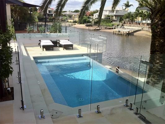 Swimming Pool Fence Stainless Steel Glass Spigot