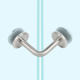 Glass to Glass Connector Stainless Steel Handrail Fitting