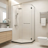 90 Degree Stainless Steel Shower Hinge