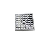 Square 0 Degree Stainless Steel Glass Clamp
