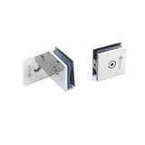 Square 0 Degree Stainless Steel Glass Clamp