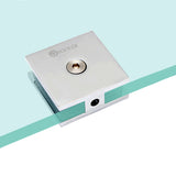 Square 0 Degree Stainless Steel Glass Clamp
